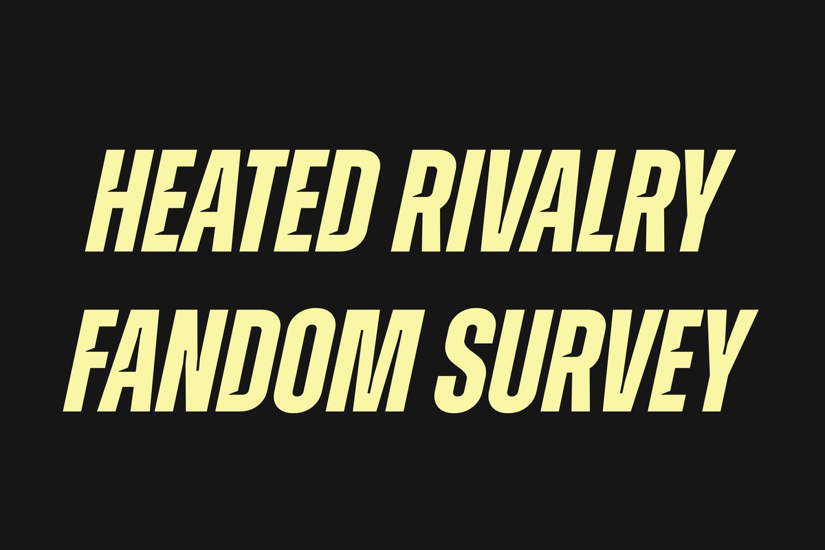 everyone go answer my hr fandom survey!!!
- link in replies 
- rt to reach as many people as possible 
- time to answer until friday, results posted on saturday!!