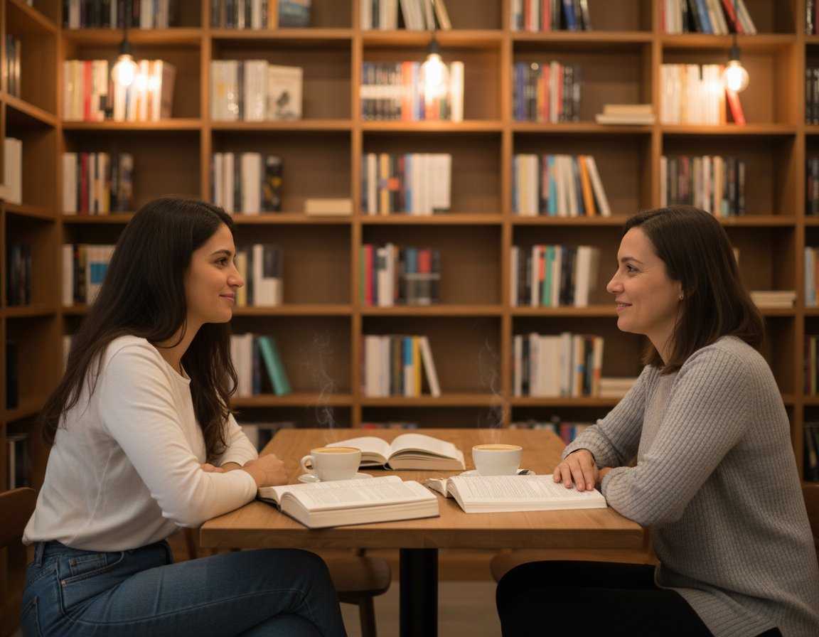 eschenbeck_eu's tweet image. Two strangers in a book café decide: no names, no phones, no past. Just: "Shall we play?" Since seeing that scene I keep wondering how often we let people in without first scrolling through their lives.

#EmotionalHealth #UnidaLife