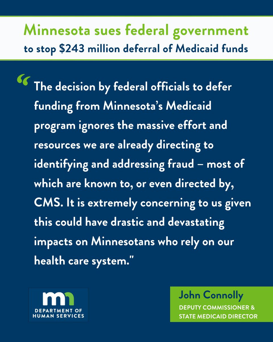 MN Department of Human Services tweet media