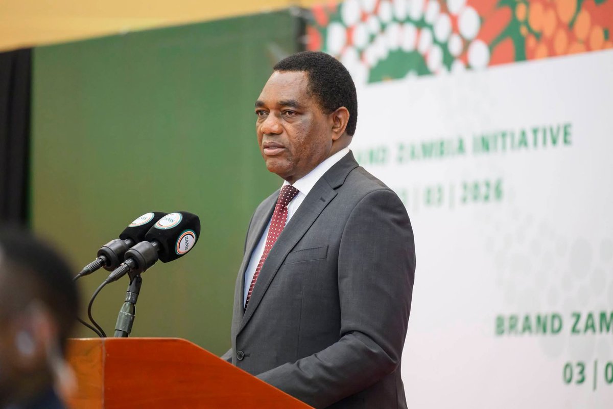 SikumbaRodney's tweet photo. Honoured to stand with H.E. @HHichilema as he signed the unveiling of Zambia Moves You under the Brand Zambia Initiative 🇿🇲

More than a logo, it’s our peace, unity, heritage &amp; ambition in motion.

Zambia is rising. Zambia is moving.

#ZambiaMovesYou #OneZambiaOneNation https://t.co/NP1mBRSawG