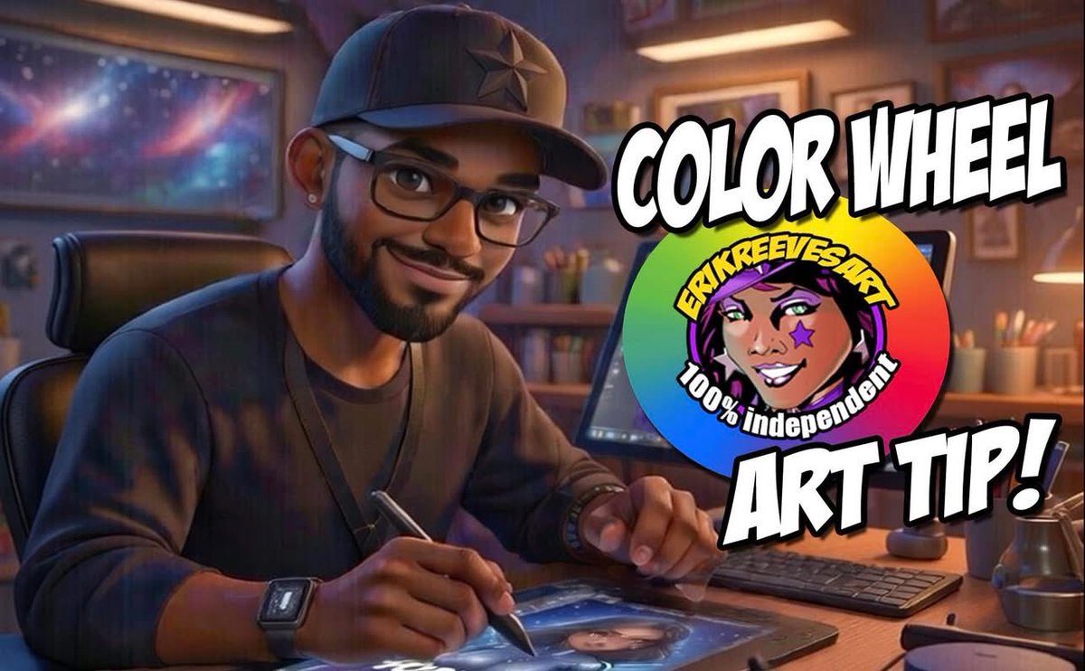 Check out this helpful @erikreevesart COLOR WHEEL #Arttip here youtu.be/BPLDRHrqJfA