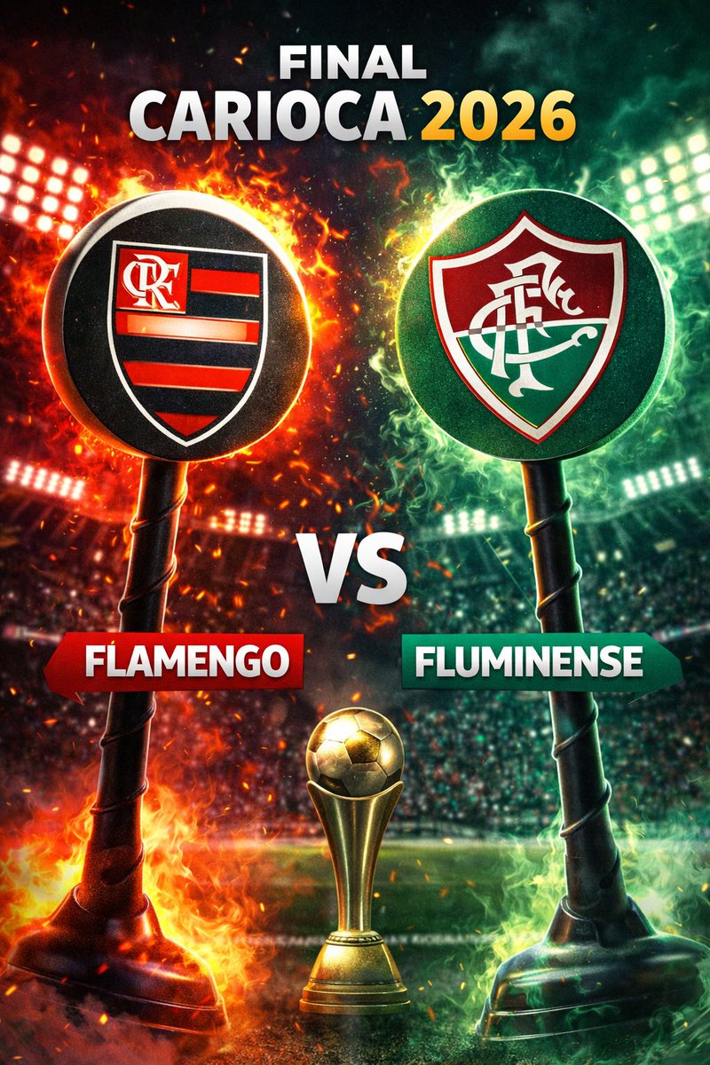 Antena_Sports's tweet photo. E tem final definida no Carioca 2026. O clássico FlaFlu decidirá o grande campeão.
E quem leva a taça, Fla ou Flu?
Os cupons já estão no ar ANTENAFLA e ANTENAFLU
Garanta a sua ponteira na nossa loja:
https://t.co/VOuSSr5njy https://t.co/BfRmdpLz3c