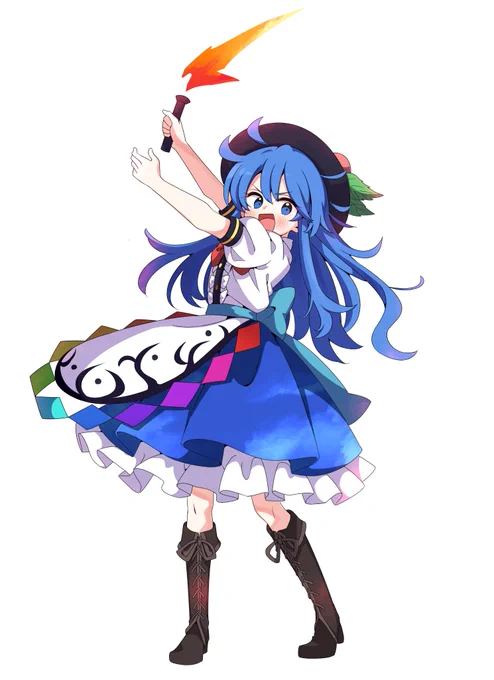 比那名居天子ちゃん描いた!!