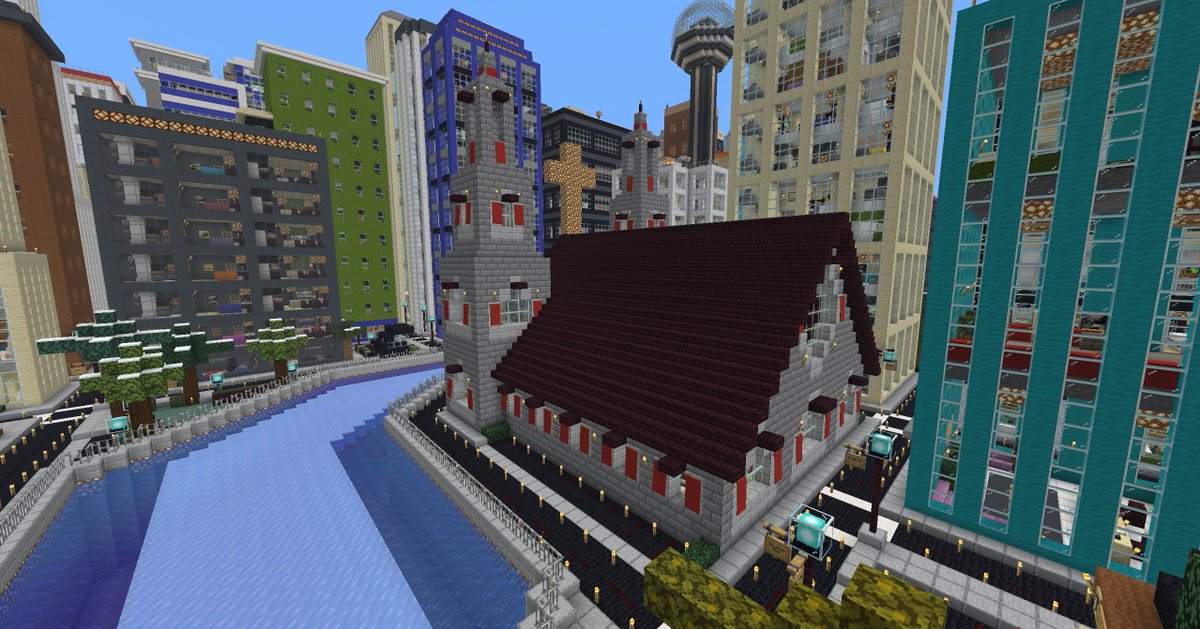 Dra76gonMC's tweet photo. Minecraft City - Church Cathedral
Video Here --> https://t.co/dPBsKMiTiN https://t.co/bA8ogSNuuE