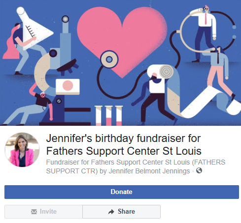 FSCSAINTLOUIS's tweet photo. 🎂Huge thanks to Board Member Jennifer Belmont Jennings for turning her birthday into support for #FFSC! ❤️ Strengthening homes, empowering #dads, &amp; creating brighter futures for kids. Join us in wishing Jennifer the happiest of birthdays! 👉https://t.co/7UfiMtlSMf 
#STL #STLouis https://t.co/5COHqeXpnj