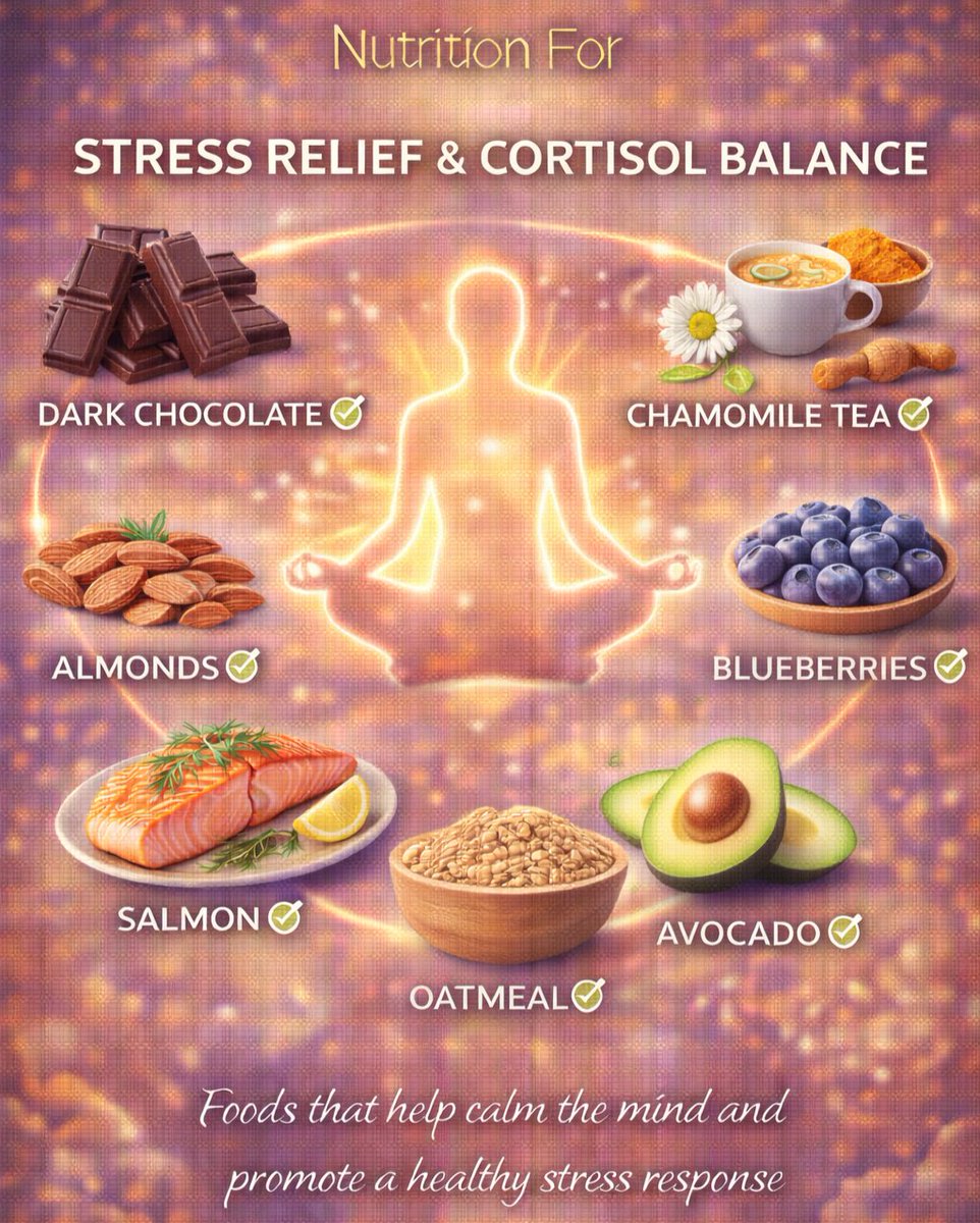 Stress Less Naturally: 7 Powerful Foods for Cortisol Balance &amp; Calm Energy

#health