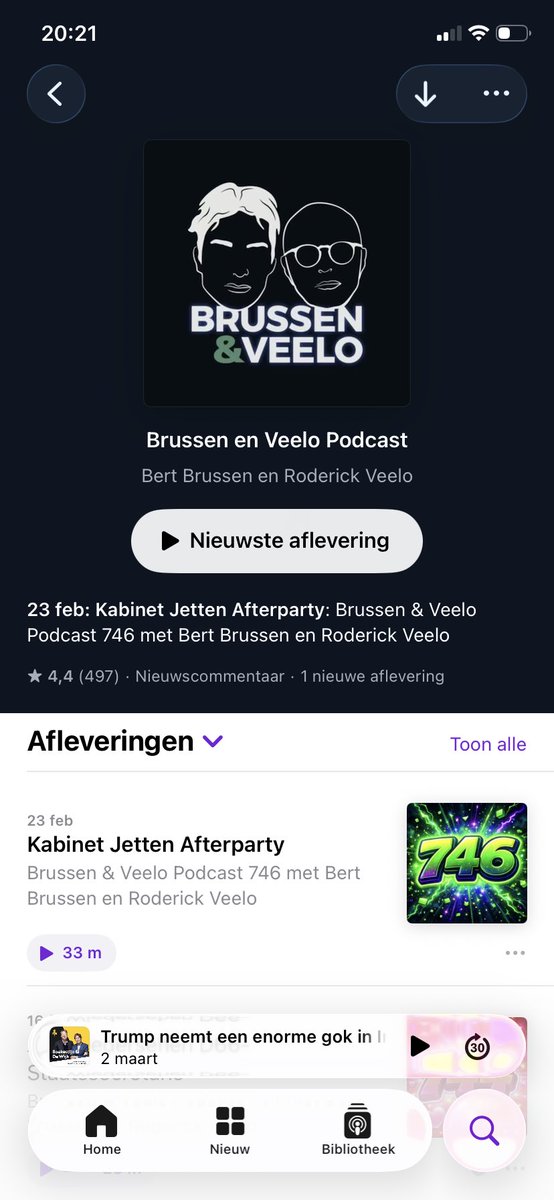 sanderkke's tweet photo. @RVeelo @BrussenVeelo Staat nog steeds niet op Apple Podcasts? https://t.co/iDGK5Sw6U7
