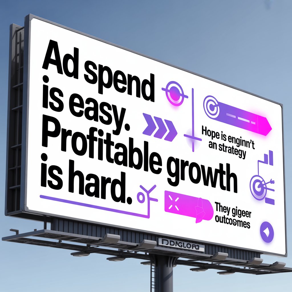 Profitable growth looks different:

→ Clear tracking before scaling 
→ Intent-based targeting 
→ Clean campaign structure 
→ Ruthless optimization 
→ Data-led decisions, not emotions