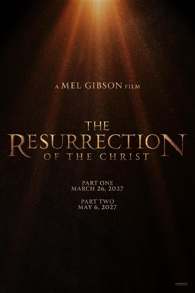 capTercio's tweet photo. Mel Gibson ha dedicado 7 años a escribir la secuela de La Pasión de Cristo, con la ayuda de teólogos e historiadores para garantizar la precisión bíblica e histórica.
El rodaje comenzó en agosto de 2025 en Italia.
Esta es la película cristiana más ambiciosa jamás realizada. https://t.co/85PhuxdPli