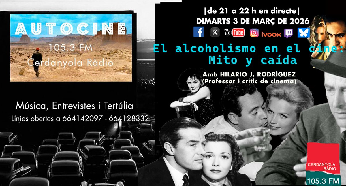 Autocine: Cerdanyola Ràdio 105.3 FM tweet media