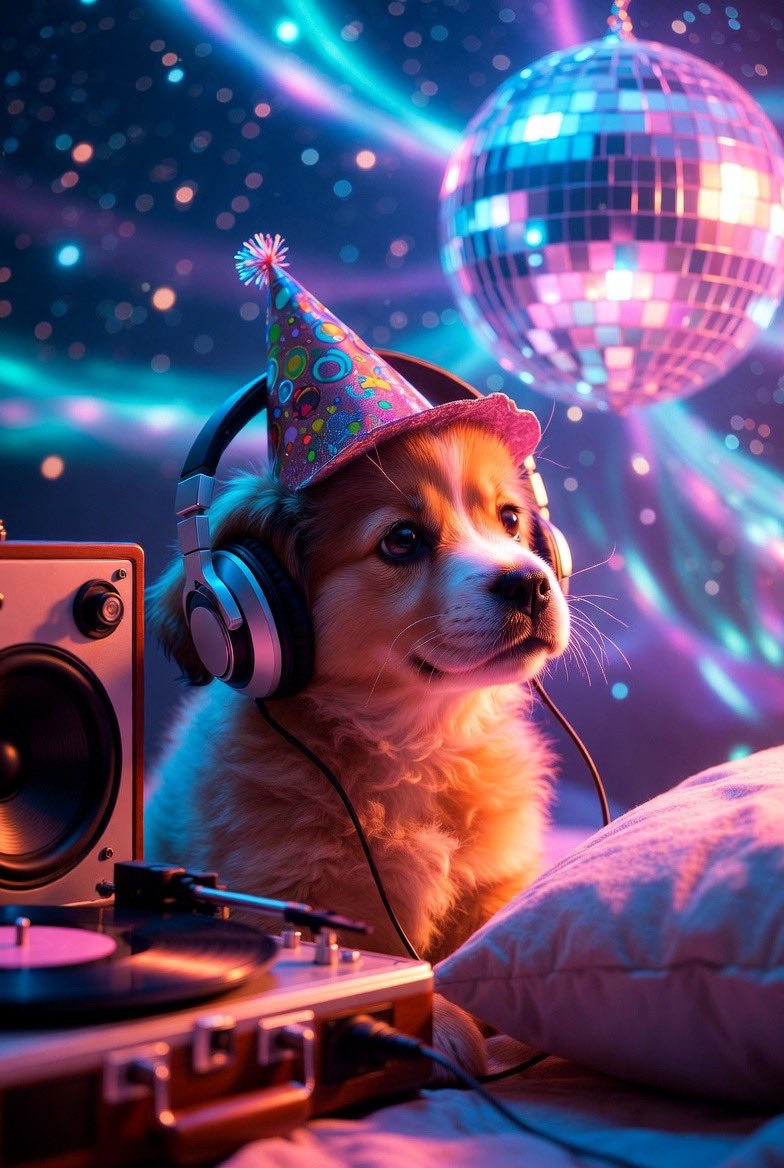 AISONGCHART's tweet photo. This puppy wants to hear YOUR AI music! Submit it to the chart 👉👉👉 https://t.co/oBnHJkzYsI https://t.co/tt23dxmOki
