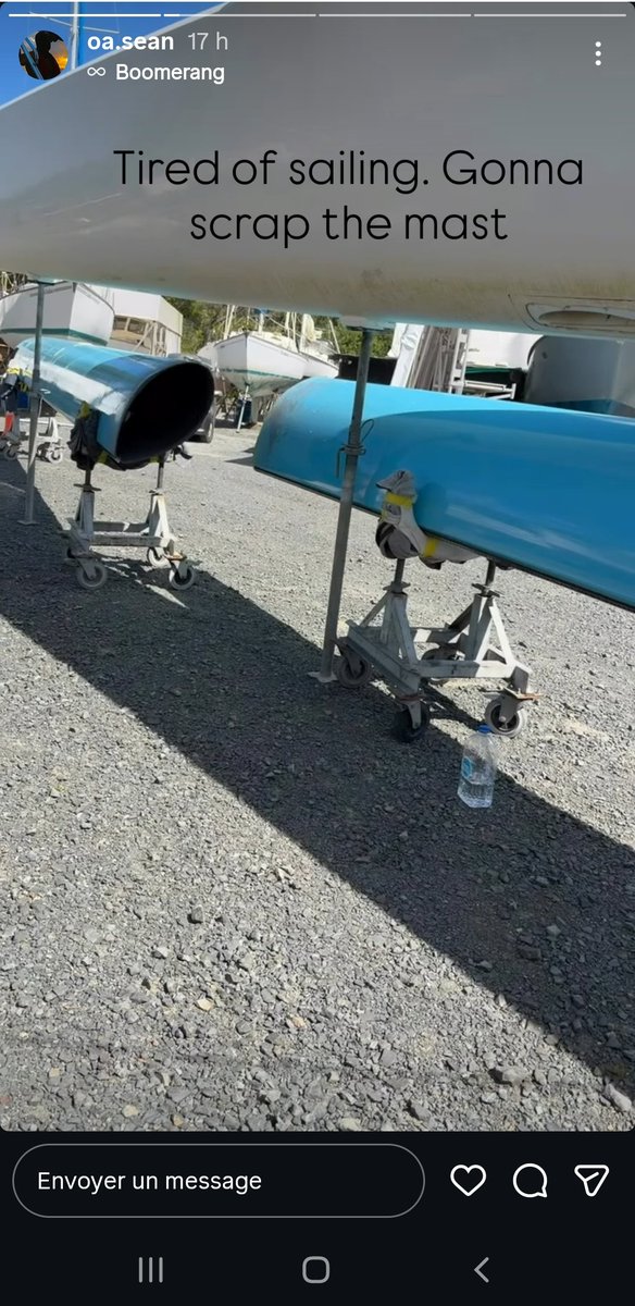 UltimBoat's tweet image. #Ultime #MOD70 #Chantier

Actuellement en chantier en Nouvelle Zélande, le mât du MOD70 Wraith 2, à été scié pour revenir à sa taille d'origine. 

Images : Sean Vernon