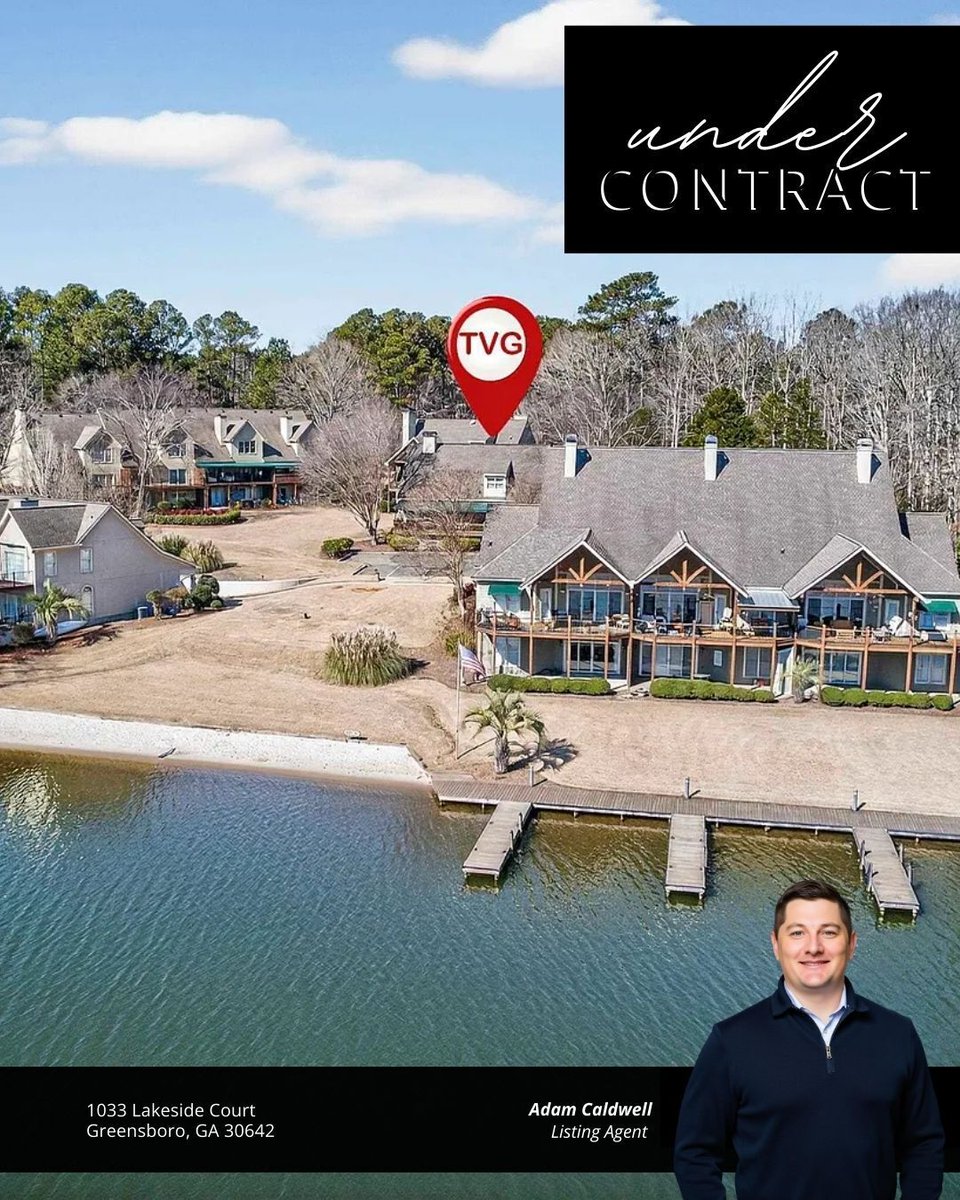 1033 Lakeside Court in Greensboro, GA is under contract! Congratulations to the future owners of this Harbor Club Lake Villas gem! This 4-bedroom, 3-bath lakefront home offers a private beach, landscaped lawn, assigned boat slip, and easy access to The Boat House Marina!

#KW