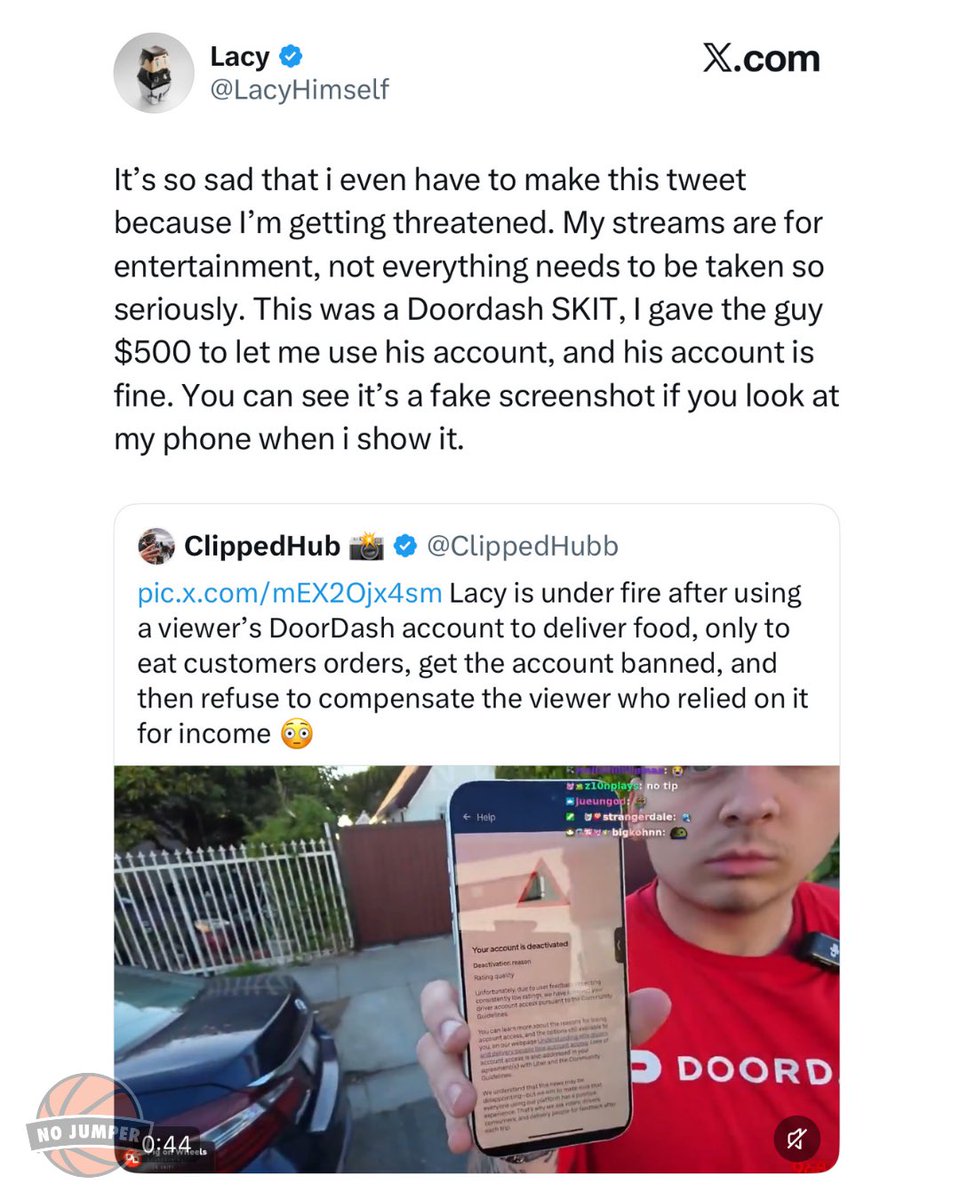 No Jumper tweet media