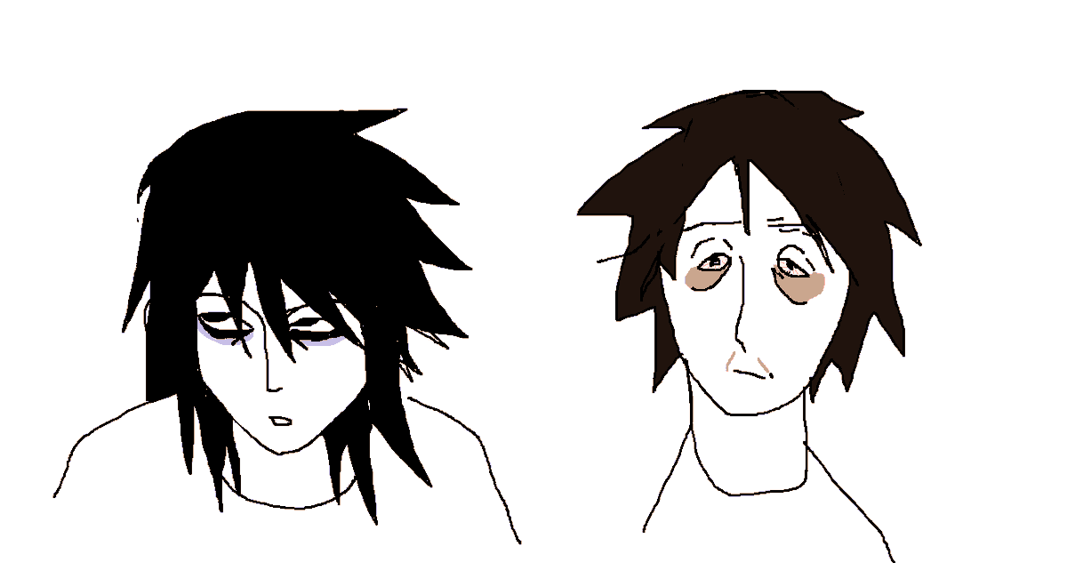 AliasTextured's tweet photo. When I was 12 anime made me think insomnia was cool and that eyebags looked like emo eyeliner https://t.co/nO1FtCAdrp