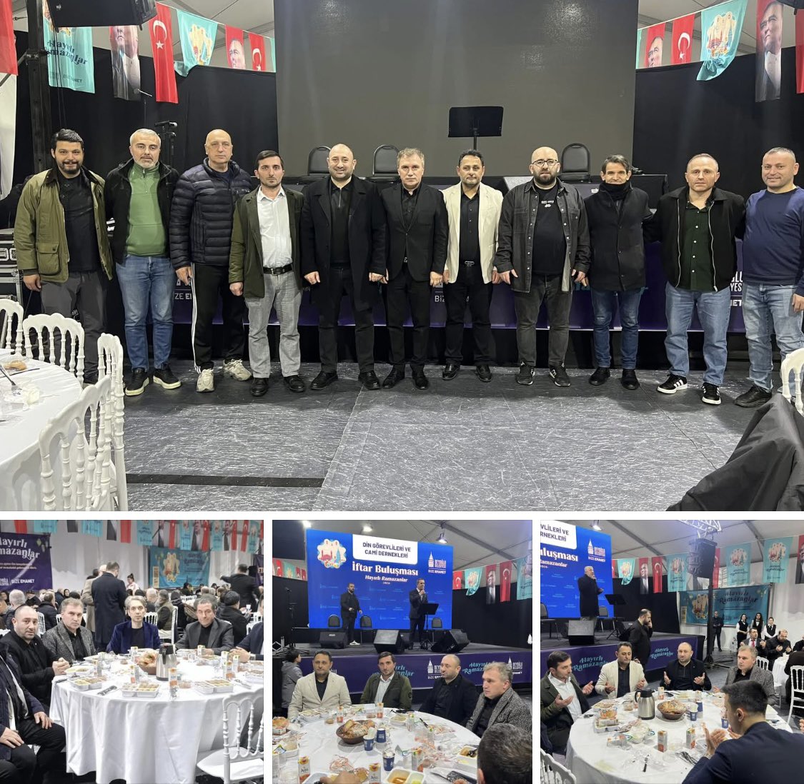 Spor İşverenleri Sendikası ve Din Görevlileri Camiasının düzenlemiş olduğu iftar programına Dostlarımız ile katılım sağladık. Ahmet Topçu Başkanımıza Misafir perverliğinden dolayı teşekkür ederiz. 
ALLAHcc kabul etsin.