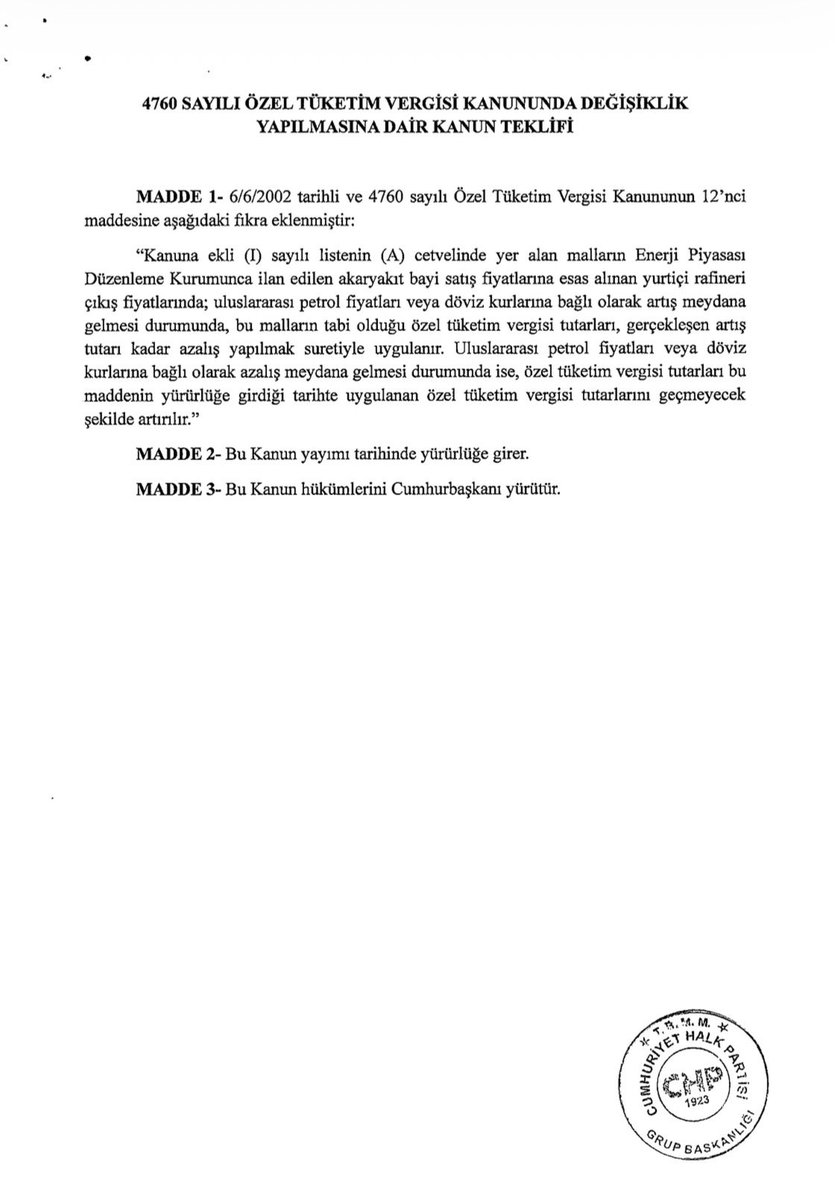 Tüm araç sürücülerinin dikkatine!
Tüm vatandaşlarımızın dikkatine!

AKP, dünyadaki savaşları gerekçe göstererek devasa bir akaryakıt zammı yapmaya hazırlanıyor!

Oysa ki;

Ülkemizde benzin ve motorin fiyatlarının dünyadaki ani dalgalanmalar karşısında zamlanmadan sabit tutulması