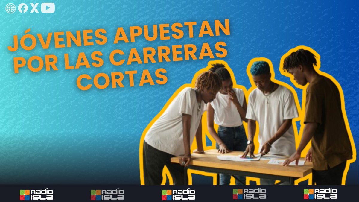 radioislatv's tweet photo. #ElCalentón con @soniavalentin | Jóvenes apuestan por las carreras cortas
https://t.co/0woswINydt
#carrerascortas #déficitlaboral #microcarrerass #patronos #Vacantes https://t.co/B88vLqXn8L