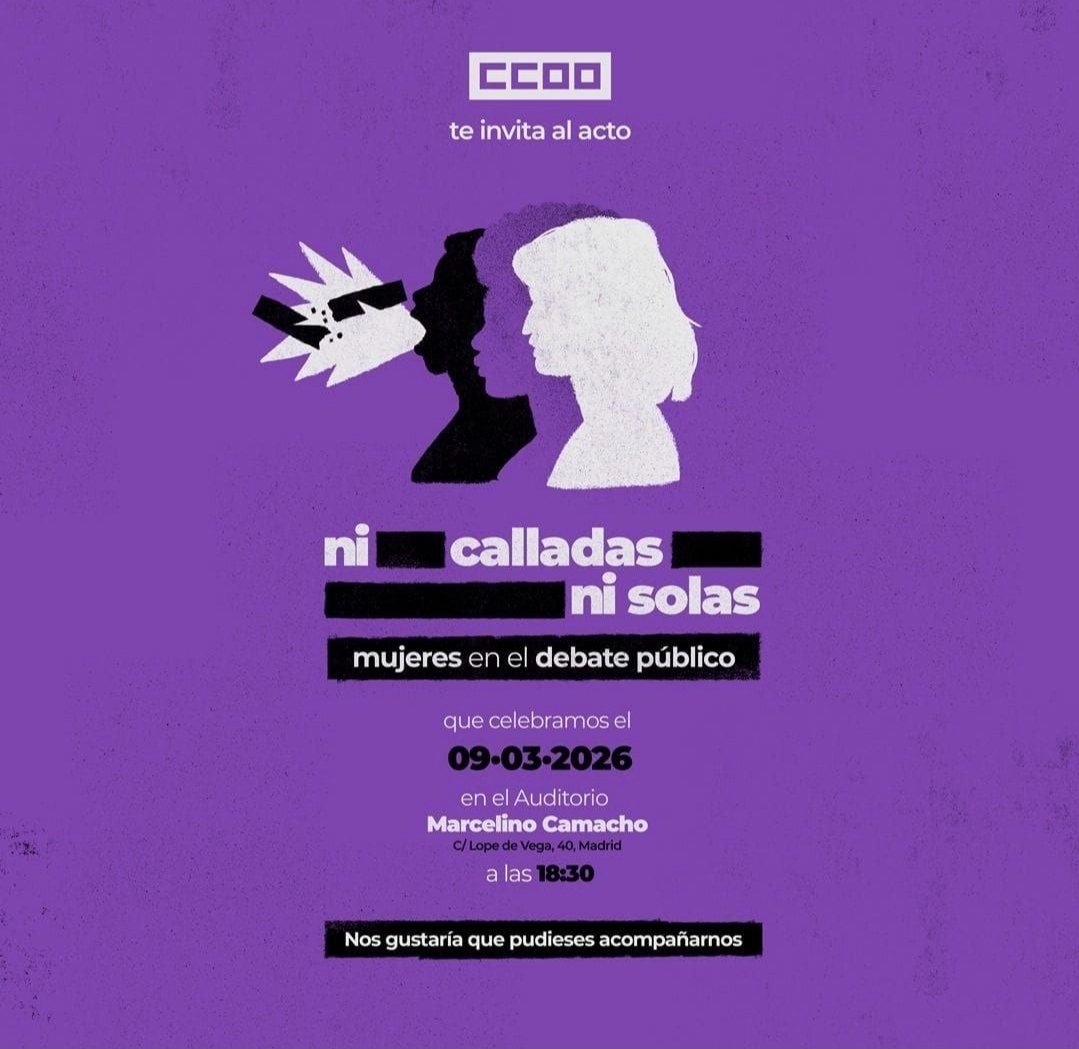El 9 M os esperamos, no van a echarnos de lo público, la libertad de expresión, del derecho a la información 

Estaremos junto a mujeres divulgadoras acosadas, perseguidas por los esbirros de la ultraderecha, defendidas por la democracia. 

Seremos MUCHAS!

ACUDE, ya se acabó!