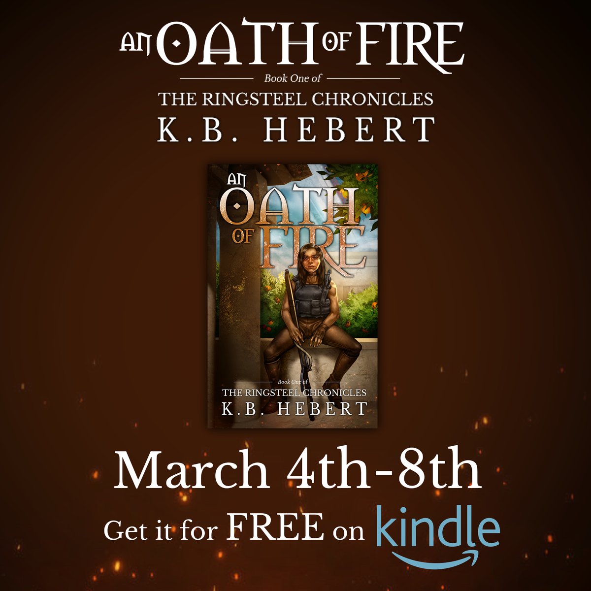 OutlandIdol's tweet photo. Wow - it's been a little while now since I've given away An Oath of Fire for free on Kindle. Time to fix that! Starting tomorrow, you can pick up An Oath of Fire for free on Kindle. Please check it out! #booktwt #BookTwitter #BookLover #BookReview #WritingCommunity #signalboost https://t.co/Py3FQRRKau