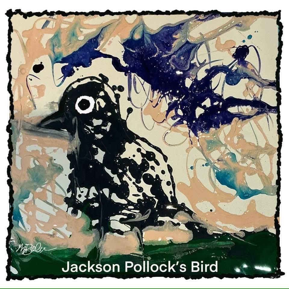 Jackson Pollock’s Bird. #100dayproject#jacksonpollock