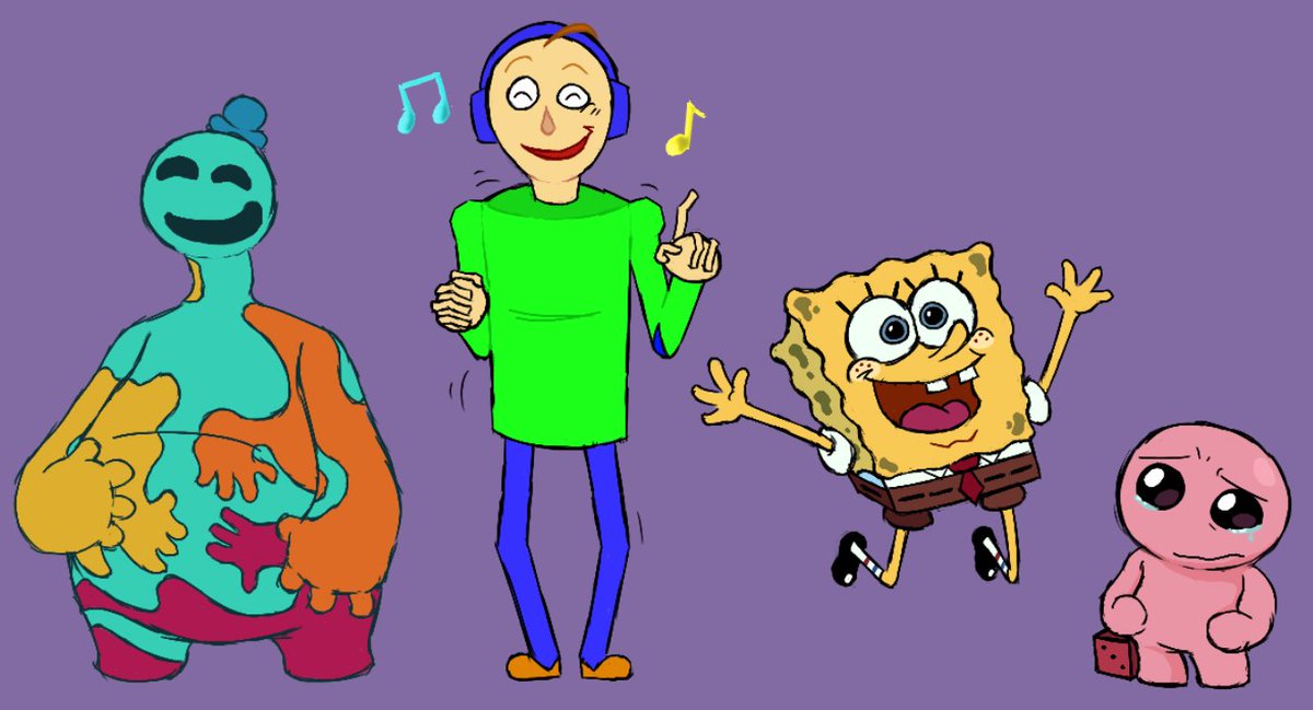 just doodling characters i like