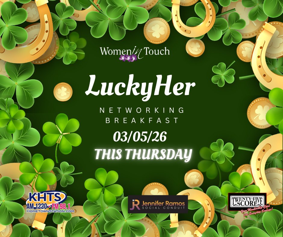 jenifary's tweet photo. 🍀 Join us for our LuckyHer Breakfast THIS THURSDAY! - https://t.co/XiFWHraL1b https://t.co/EqwxtuDLfx