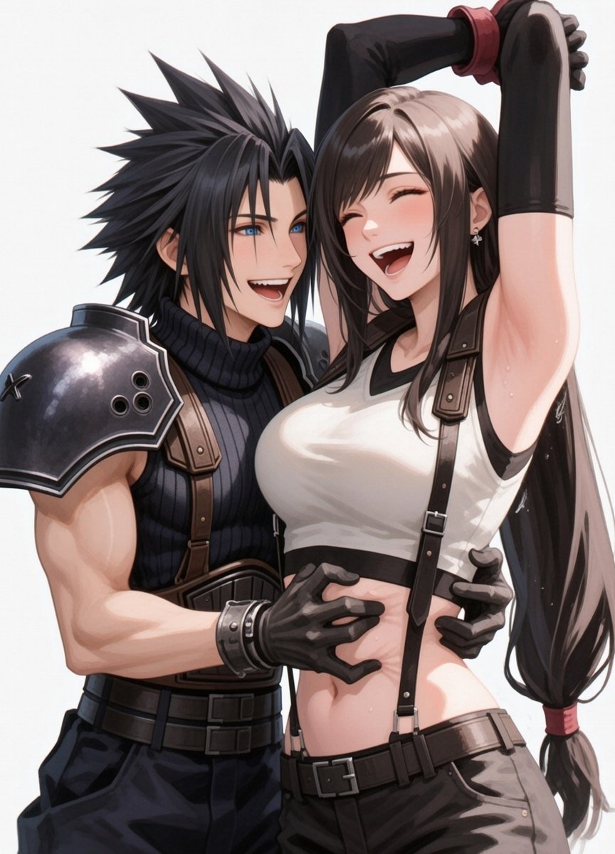 bilburat's tweet photo. Tickles #TifaLockhart #finalfantasy7 #zackfair #CloudStrife #Aerith #Sephiroth #FinalFantasyVIIRemake https://t.co/FmE817DtS0