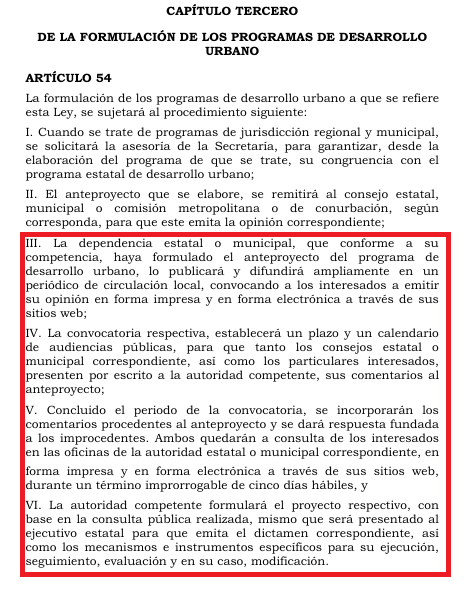 IGAVIM's tweet photo. formular, aprobar, administrar, ejecutar y actualizar sus planes o programas de desarrollo urbano, se formulará proyecto con  base en CONSULTA PÚBLICA y se aprobará por cabildo (Ley de Ordenamiento Territorial y Desarrollo Urbano del estado de Puebla) @PueblaAyto @pepechedrauimx https://t.co/GIOES9UgoX
