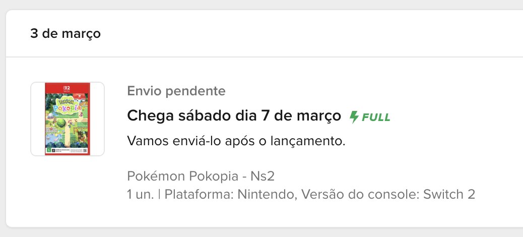 espero que chegue a tempo pra matar a ansiedade dele kkkkkk