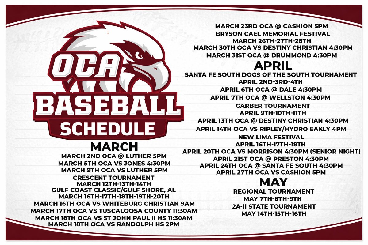 OCA Baseball tweet media