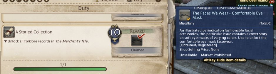 Chitty_FFXIV's tweet photo. I GET THIS FOR COMPLETING THE PATHS???? NOT EVEN A MOUNT????? WTH https://t.co/gtaMt63S2g
