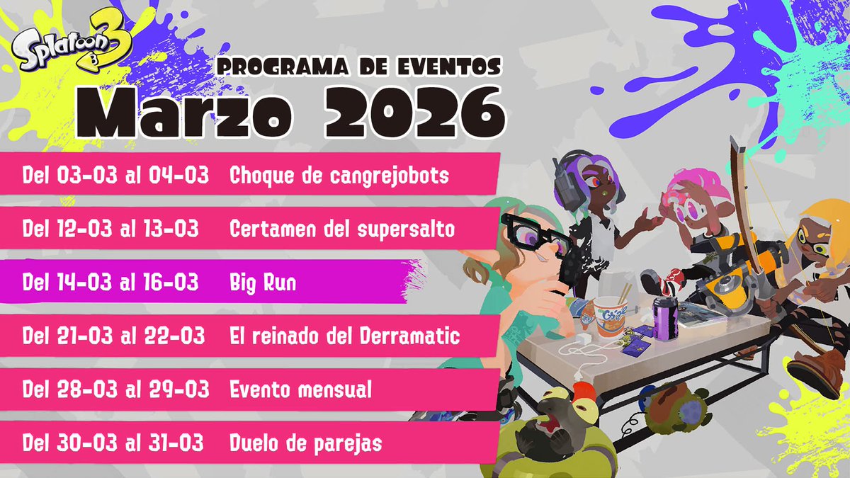 Splatoon LATAM - ES tweet media