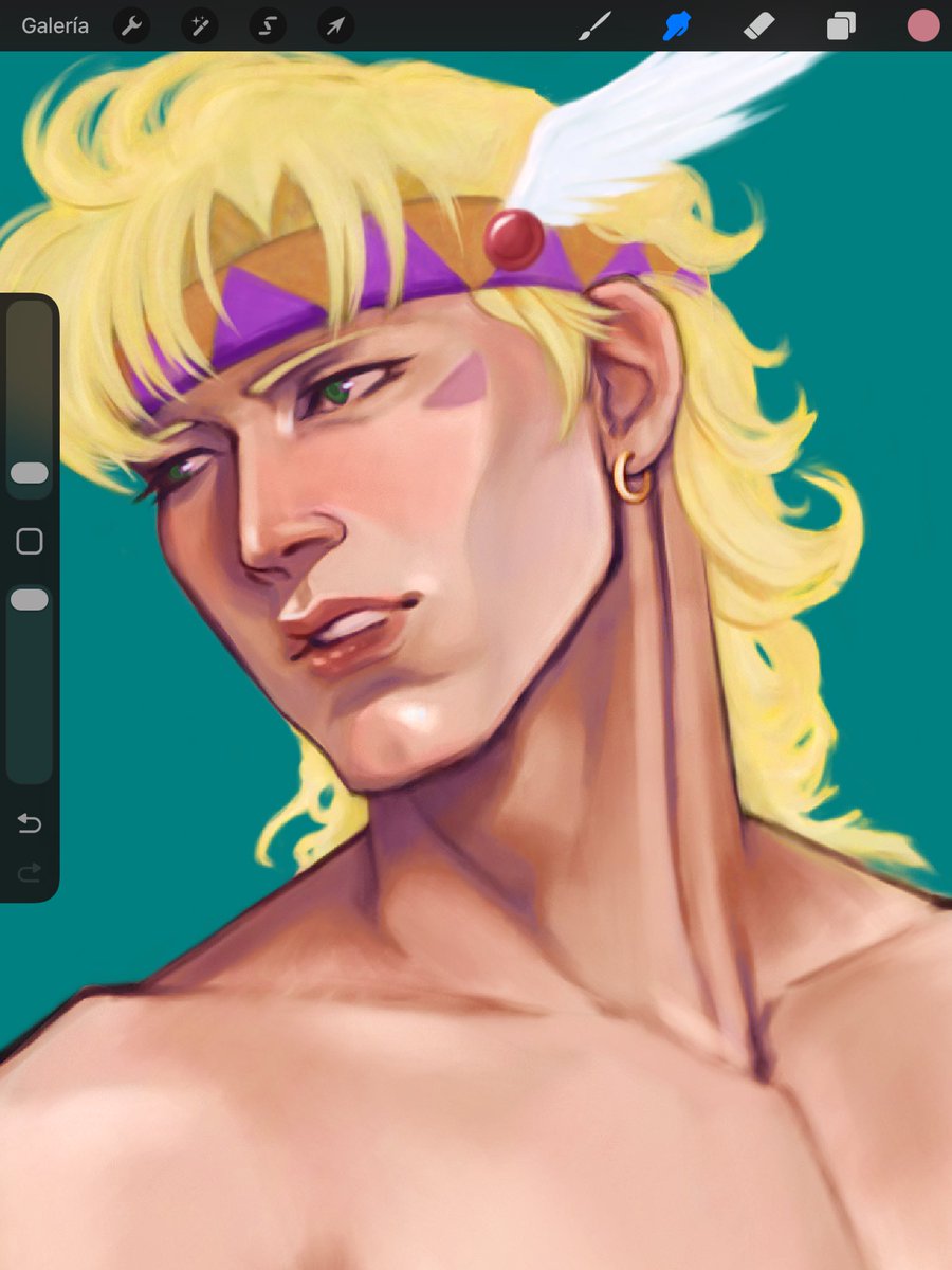 Yearning for him like I’m his widow 🩷🪽#JJBA #WIP