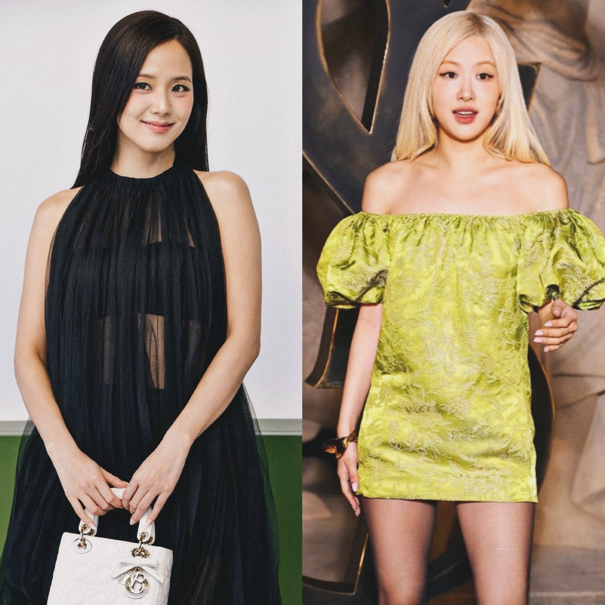 pinksview's tweet photo. DIOR IT GIRL JISOO               YSL IT GIRL ROSÉ https://t.co/nY81zvaNx8