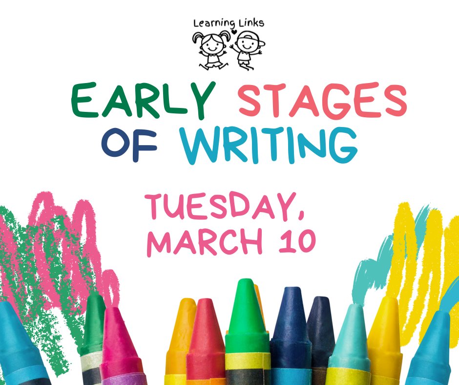 DuartePreschool's tweet photo. Learning Links Parent Workshop: Early Stages of Writing

Come learn how early writing skills develop and how you can support your child at home!

Presented by your favorite presenter, Kathy Gomez! 

 Tuesday, March 10, 2026
 8:30 AM – 10:00 AM
 Andres Duarte – Room 6

Join us! https://t.co/FmhYNuZuCv