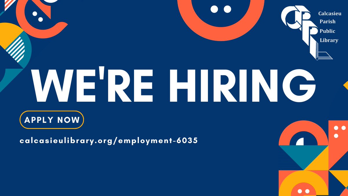 Calcasieu Parish Public Library tweet media