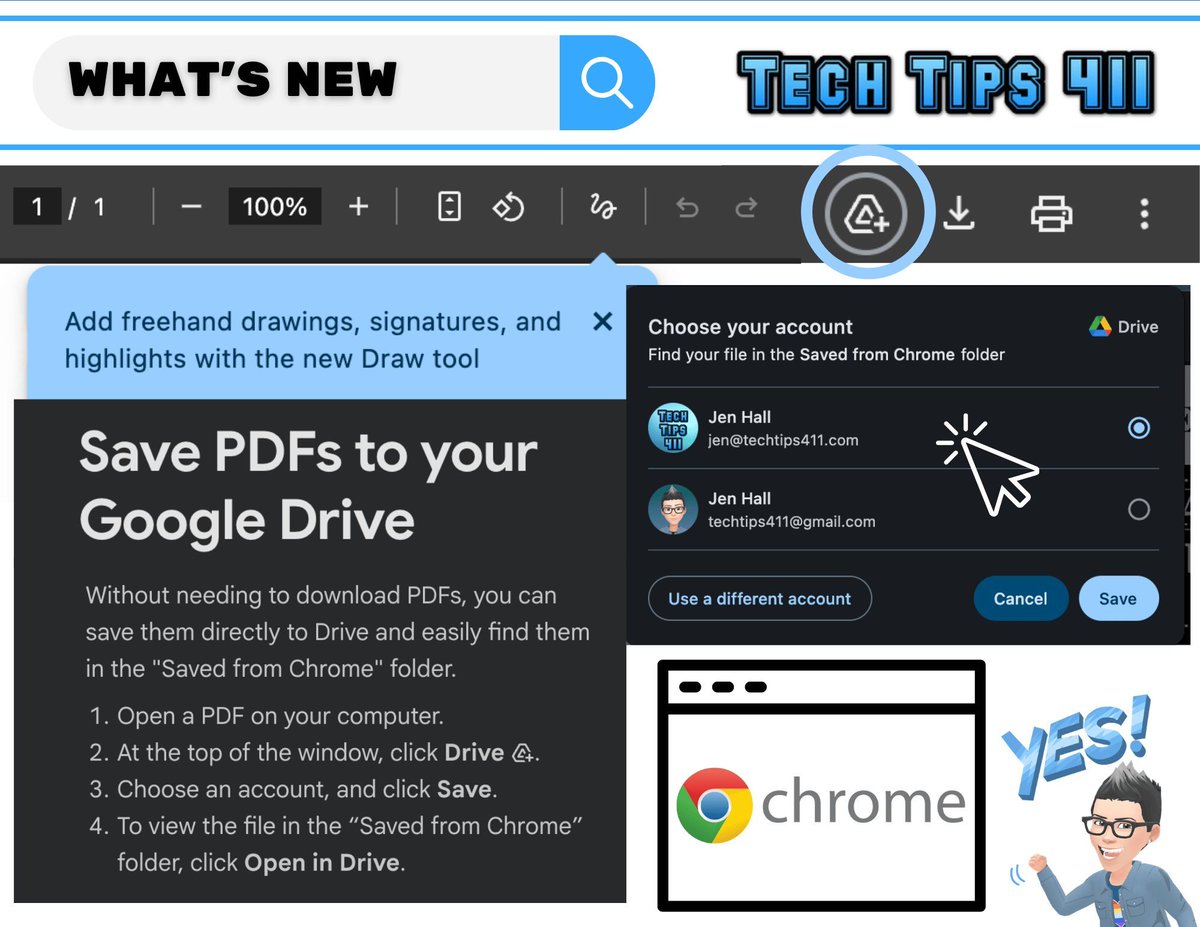 apsitjen's tweet photo. Check out this week's #TechTips411 #edtech tips, tools, and resources:
https://t.co/1komTNH3Qi
๐ @Google Lens
๐ @googlechrome Save PDF to drive
๐ฌ Live Captions for Presentations
๐จ @AdobeExpress Historical Figure Challenge https://t.co/chOD8JUbos