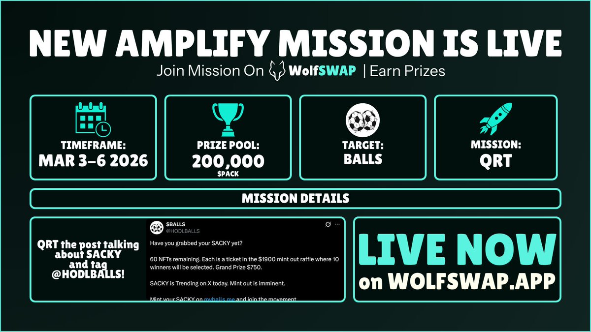 WolfSWAP | SWAP & WIN tweet media