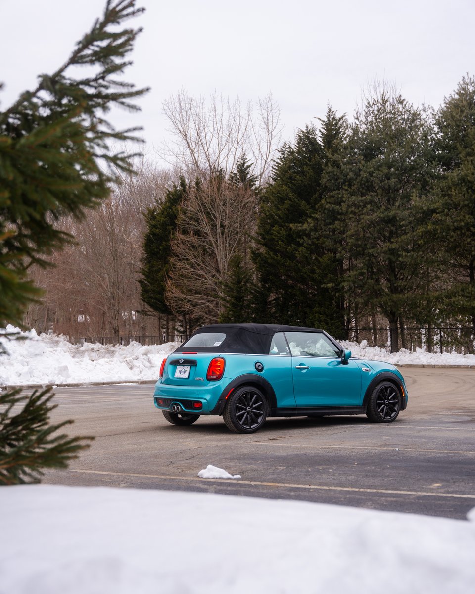 MINI_Warwick's tweet image. Pre-owned 2020 #MINICooperSConvertible finished in Caribbean Aqua Metallic over Satellite Gray interior. Equipped with Iconic Trim, Harman/Kardon® Premium Audio, and Wireless Charging.

Get behind the wheel of this MINI convertible before it’s gone! 🚗💨 #MINIOfWarwick