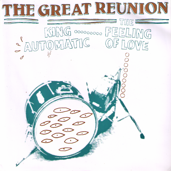 King Automatic and The Feeling of Love- The Great Reunion 7" in stock now: shop.dead-beat-records.com .  #kingautomatic #deadbeatrecords #deadbeatrecordsmailorder #deadbeatrecordsandmailorder