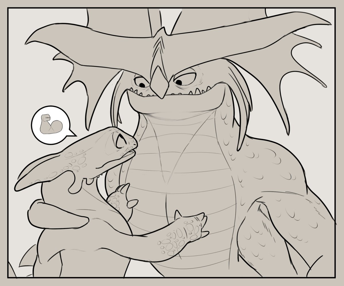 I noticed an influx of new people coming for some Toothless x Cloudjumper, thank you for following! I was about to post a bunch of non-HTTYD stuff, so in the meantime here are some Toothcloud sketches that I'm cooking