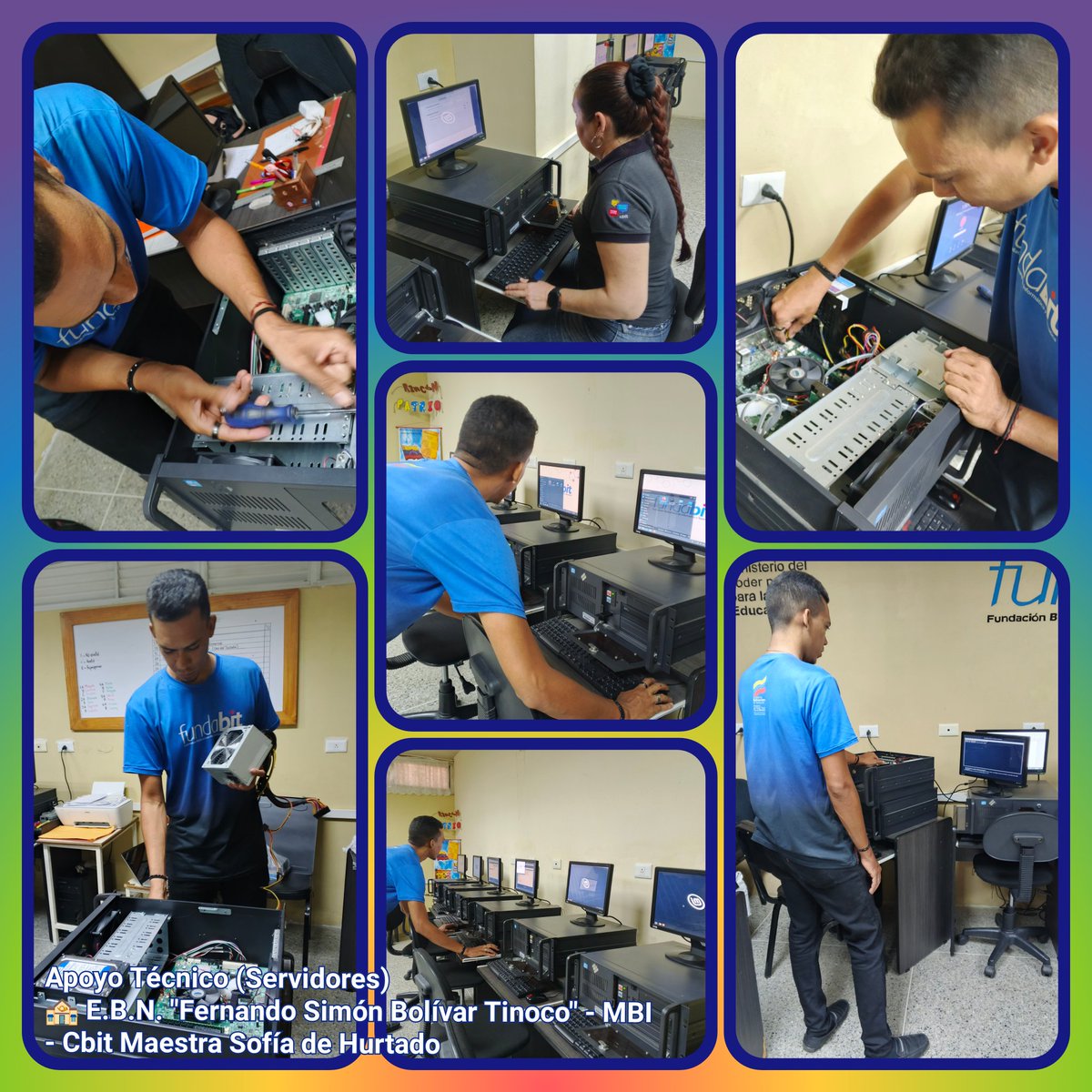 CbitSofiadeH's tweet image. #02y03Mar Apoyo Técnico del compañero y tutor del Cbit Pedro Torres Finol (Sharet Navas) por el excelente trabajo de la recuperación de (2) servidores y la actualización de los equipos, para maximizar el rendimiento, la seguridad y la vida útil de la tecnología en nuestro #Cbit