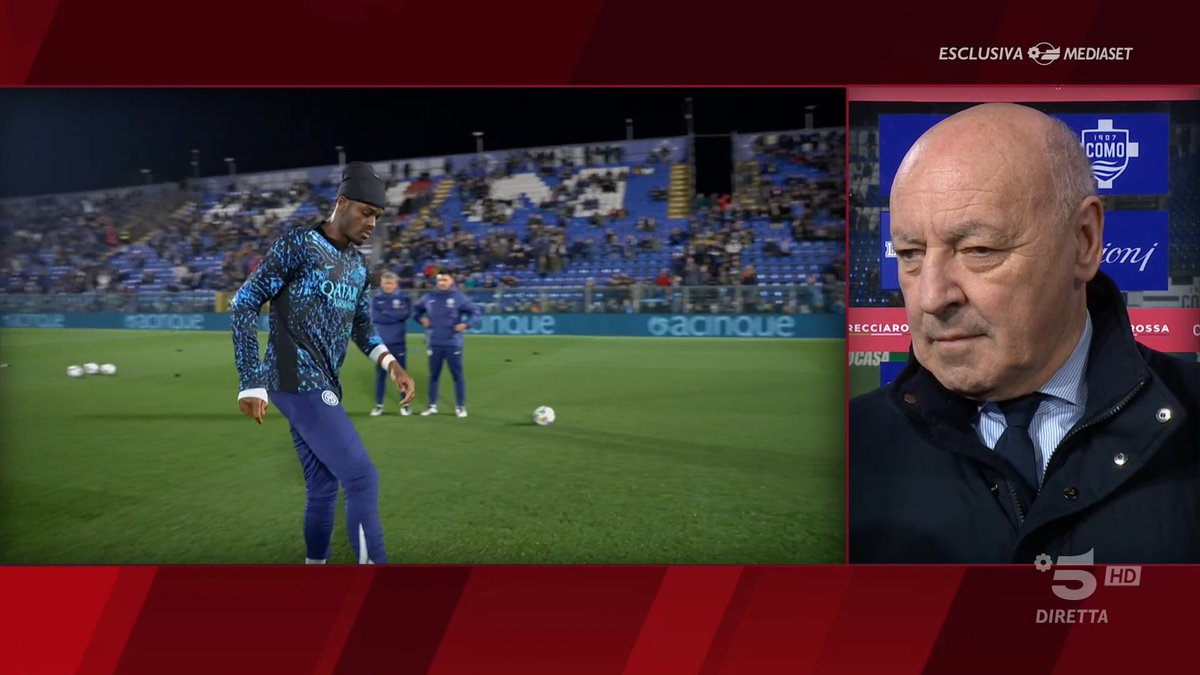 see_lallero's tweet image. Il ritorno dell'indicazione "Diretta" sotto il logo di Canale 5 dopo due anni e mezzo dall'ultima volta. #ComoInter