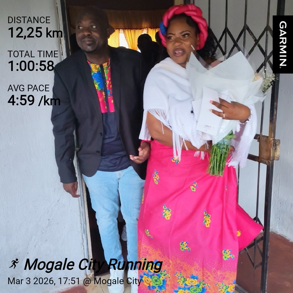 This run was a dedication to my younger brother for deciding to put a finger on it. 

#TeamNedbank
#MoreThanAClub
#RunningWithTumiSole
#TrapNLos
#CosWeLoveRunning

#garmin #beatyesterday