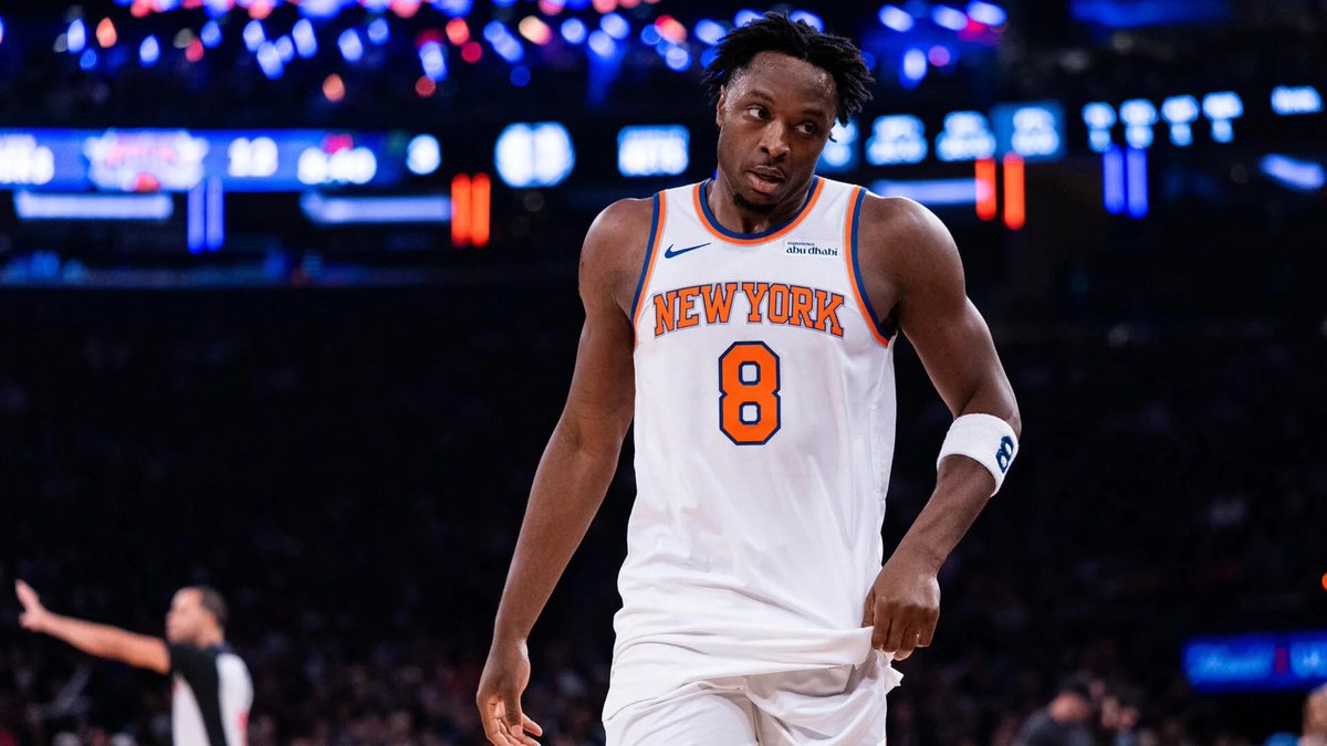 oddslabNBA's tweet photo. 🏀 NBA | Mar 03, 2026  
Toronto Raptors vs New York Knicks (Incl. OT)

🎯 OG Anunoby O2.5 Steals + Blocks  
💵 Odds 2.32

OG has cleared this 2.5 steals + blocks line in 5 of his 6 games against Toronto. In the two meetings this season, he recorded a combined 8 steals and 4 blocks.

Facing his former team once again, with a strong history in this matchup and an attractive odd on the board, this line stands out.

Very playable at these odds.

#NBA #PlayerProps #OddsLabNBA