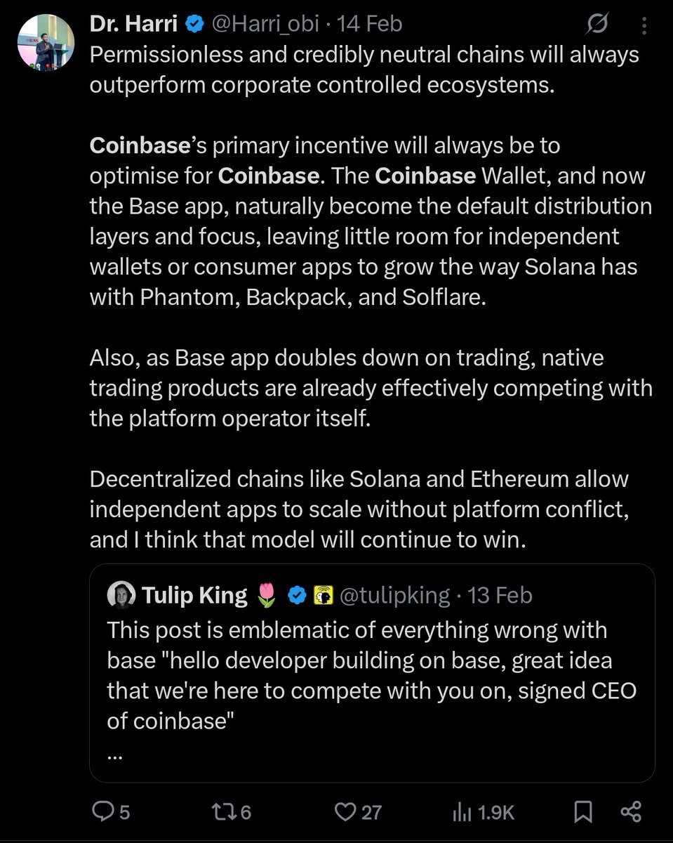 Correct! Blockchains should not build consumer products.