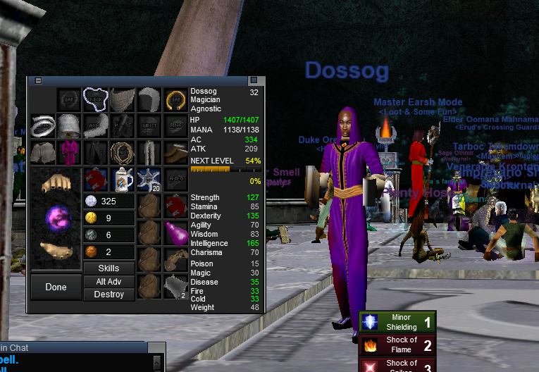Short_EU's tweet photo. First Time playing #Everquest Level 32 after 1d17h/Played.
Having a blast so far on #ProjectQuarm https://t.co/NGWtvBglWY