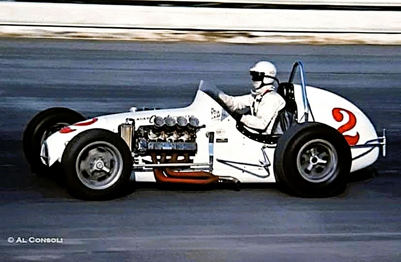 July 16, 1967, Oswego Speedway "Empire 100"
USAC Sprint Car race run in two 50 lap segments. Mario Andretti #2, won both.