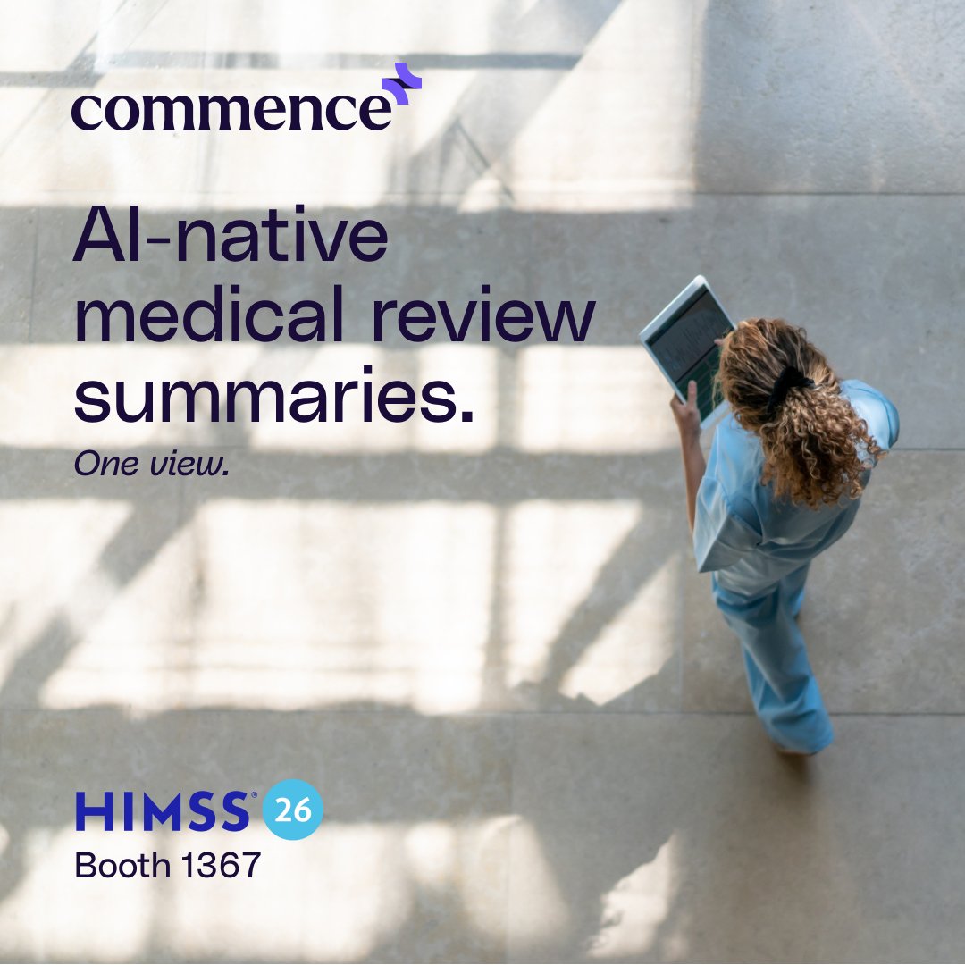 Healthcare organizations collect massive amounts of data every day.

The challenge isn’t collecting it. It’s activating it.

We activate fragmented data within workflows to support outreach, care coordination, and program enrollment at scale.

📍commence.ai/commence-at-hi…